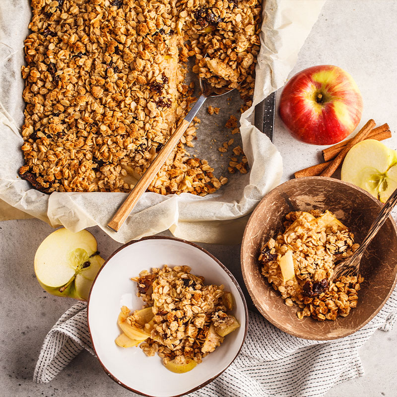 Apple and Oat Crumble
