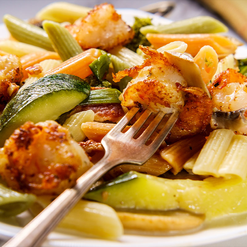 Shrimp Pasta Primavera