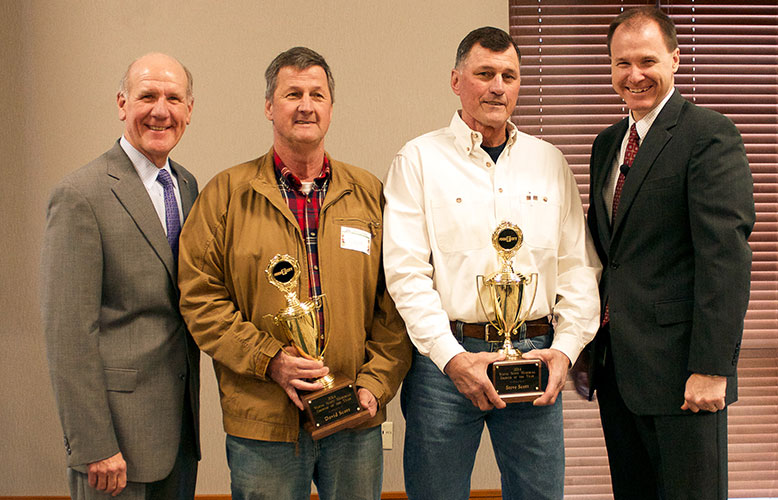 Steve & David Scott of Unicoi, TN Receive Wayne Scott Memorial Grower of the Year Award