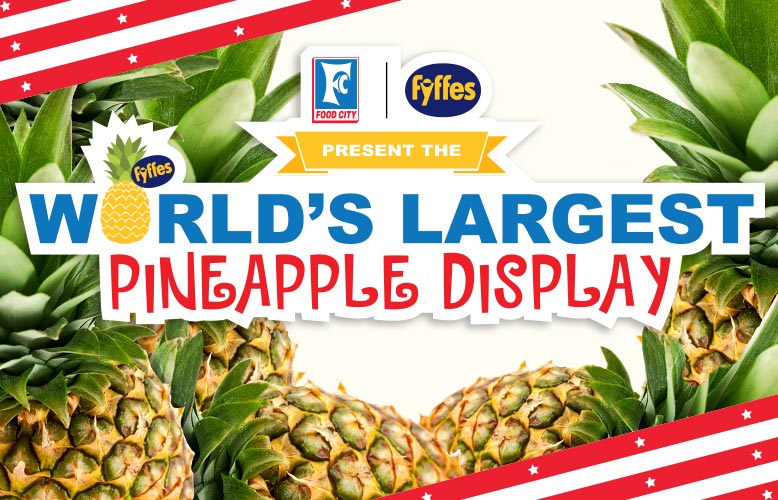 World's Largest Pineapple Display