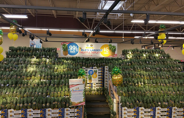 Food City & Turbana Partner to Create  Worldâ€™s Largest Pineapple Display