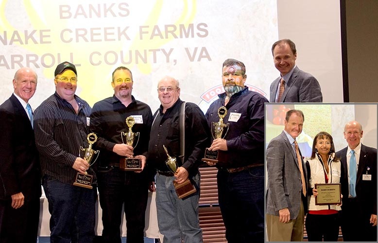 Snake Creek Farms of Carroll County, VA Receives Wayne Scott Memorial Grower of the Year Award