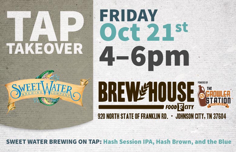 Sweet Water Brewing Co. Tap Takeover