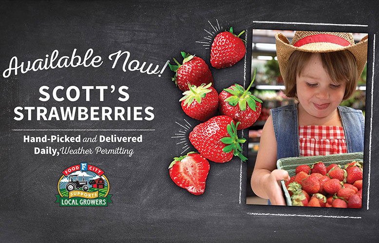 Scottâ€™s Strawberries Now Available at Select Food City Locations 