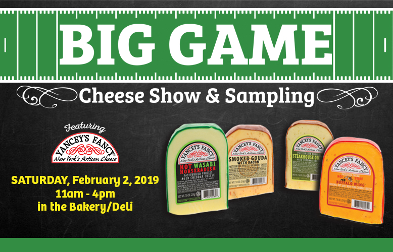 Big Game Cheese Show & Tasting