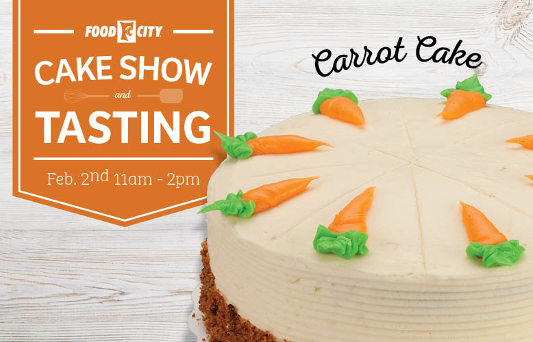 Carrot Cake Show and Tasting