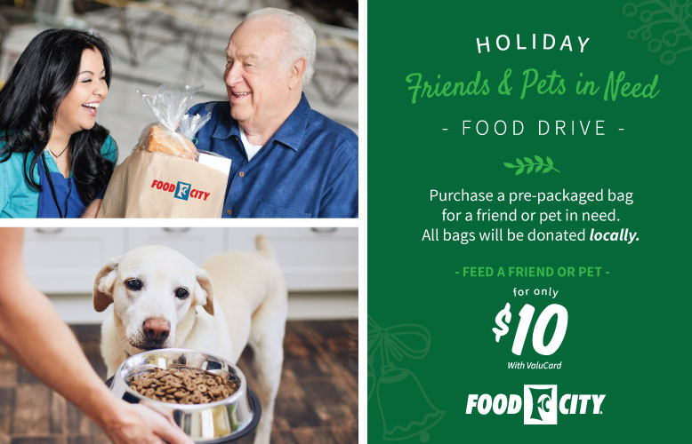 Food City Friends/Pets in Need Holiday Food Drive