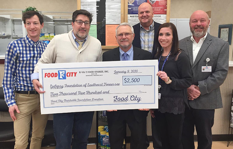 Food City Check Presentation to Epilepsy Foundation in Honor of National Pharmacist Day