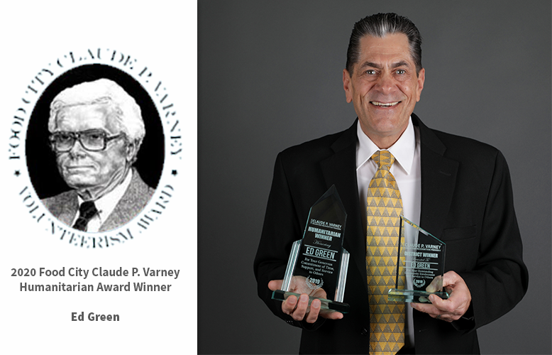 Ed Green of Gray, TN Wins Food City Claude P. Varney Humanitarian Award 