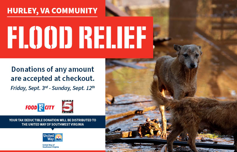 Food City Hosts Campaign to Aid Hurley, VA Flood Victims