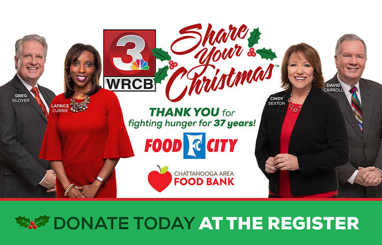 Food City Partners with Channel 3’s  “Share Your Christmas™” Food Drive Campaign