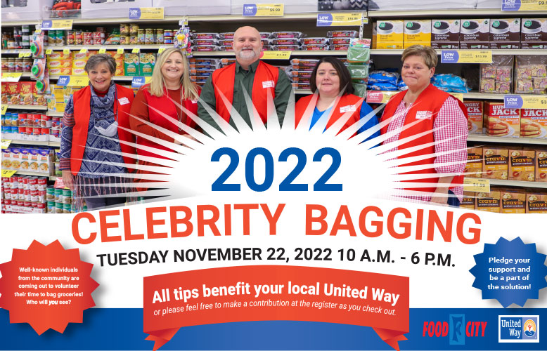 Food City to Host United Way Celebrity Bagging Event