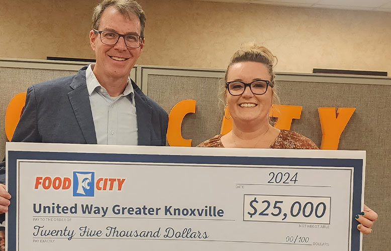 Food City is proud to continue their long-time support of the United Way of Greater Knoxville