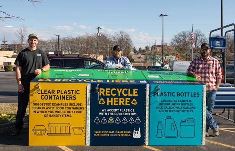 Eastman and Food City unveil new plastics recycling bin in Kingsport