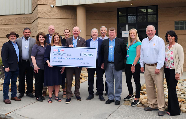 Food City Check Presentation to Mountain Hope Good Shepard Clinic
