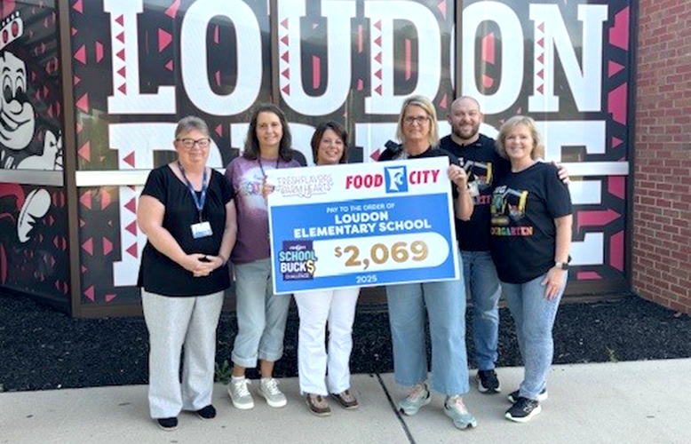 Food City School Bucks Check Presentation - Loudon Elementary School in Loudon, TN