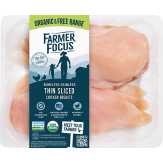 Farmer Focus Chicken, Breast, Thin-sliced 