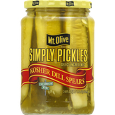 Mt Olive Pickles, Kosher Dill Spears
