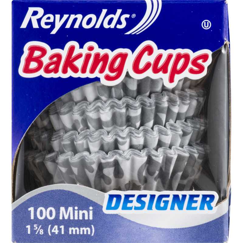 Reynolds Baking Cups, Designer, Mini, 1-5/8 Inches, Search