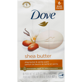 Dove Beauty Bars, Shea Butter And Vanilla Scent