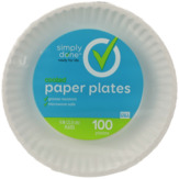 Simply Done Paper Plates, Coated