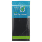 Simply Done Plastic Table Cover, Black