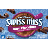 Swiss Miss Hot Cocoa Mix, Dark Chocolate, Indulgent Collection, 8 Pack
