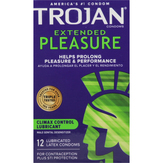 Trojan Latex Condoms, Lubricated, Extended Pleasure