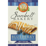 Sunbelt Bakery Soft Baked Bars, Blueberry Flavored