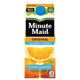 Minute Maid 100% Juice, Orange, Original, Calcium & Vitamin D, Low Pulp