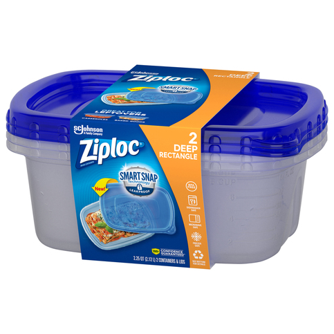 Ziploc Containers & Lids, Deep, Rectangle, Search
