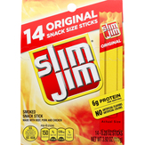 Slim Jim Snack Stick, Smoked, Original, Snack Size