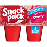 Snack Pack Juicy Gels, Sugar Free, Cherry