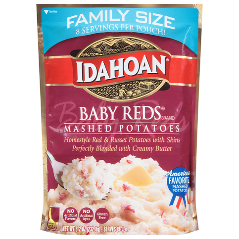 Idahoan Mashed Potatoes, Baby Reds, Family Size, Search