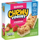 Quaker Granola Bars, Strawberry, Yogurt