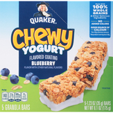 Quaker Granola Bars, Chewy Yogurt, Blueberry