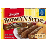 Banquet Sausage Links, Fully Cooked, Original