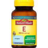 Nature Made Vitamin E, 180 Mg, Softgels