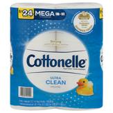 Cottonelle Toilet Paper, Mega, 1-ply