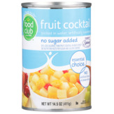 Food Club Fruit Cocktail Packed In Water