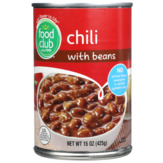 Food Club Chili With Beans