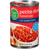Food Club Petite Diced Tomatoes With Sweet Onion