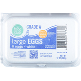 Food Club Eggs, White, Large