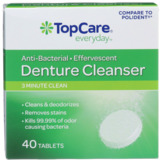 Topcare Anti-bacterial Effervescent 3 Minute Clean Denture Cleanser Tablets