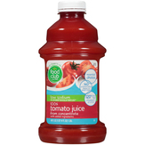 Food Club Low Sodium 100% Tomato Juice From Concentrate With Added Ingredients