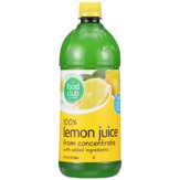 Food Club 100% Lemon Juice From Concentrate With Added Ingredients
