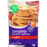 Food Club Pancake & Waffle Mix, Complete, Original