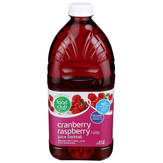 Food Club Craberry Raspberry Flavored Juice Cocktail Blended With 2 Other Juices From Concentrate