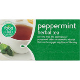 Food Club Peppermint Caffeine Free Herbal Tea Bags
