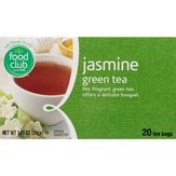 Food Club Green Tea, Jasmine, Bags